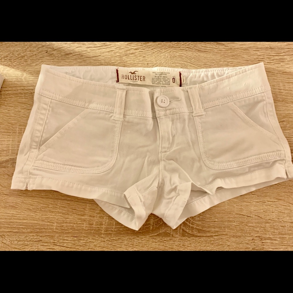 White Hollister Shorts